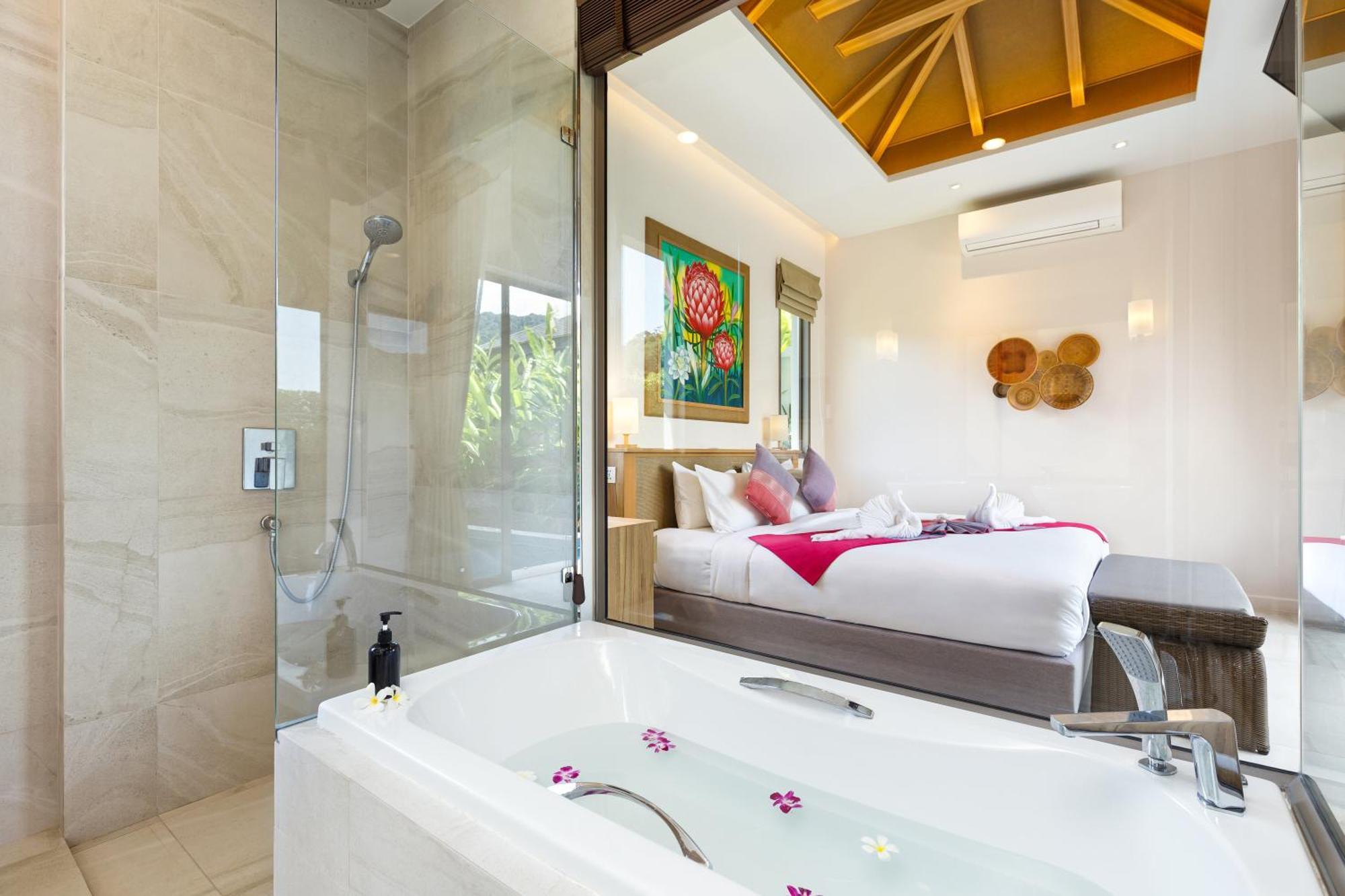 Resort Boutique 2Br Villa Dalaa 4, Private Pool, Full Service, 5 Min Drive Kamala Exteriér fotografie